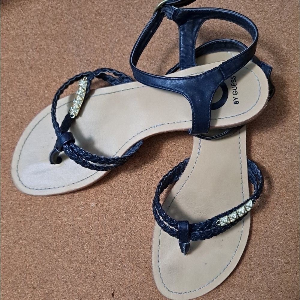 G by GUESS Thong Sandals Black 7